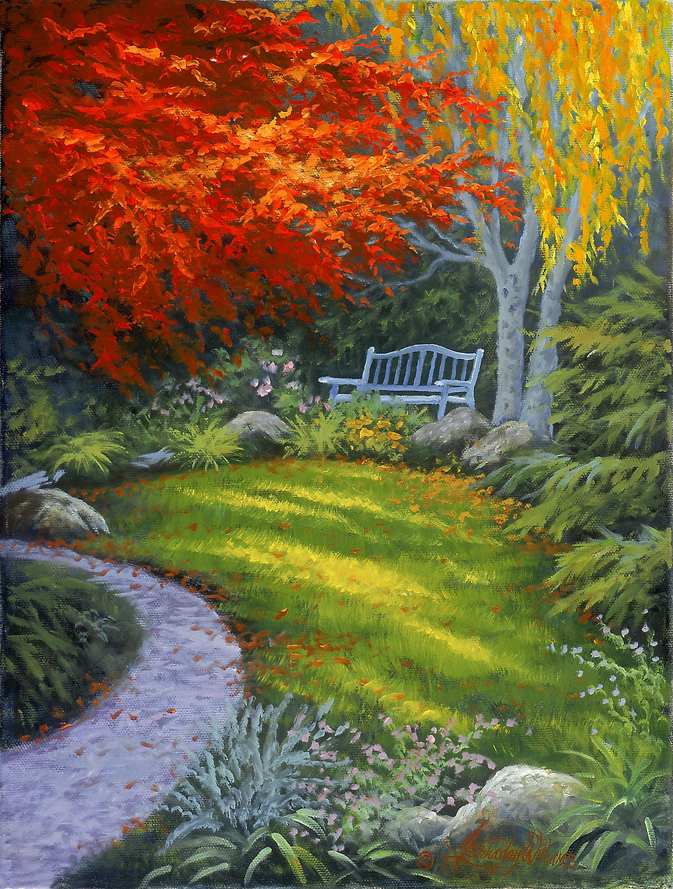 The Garden In The Fall