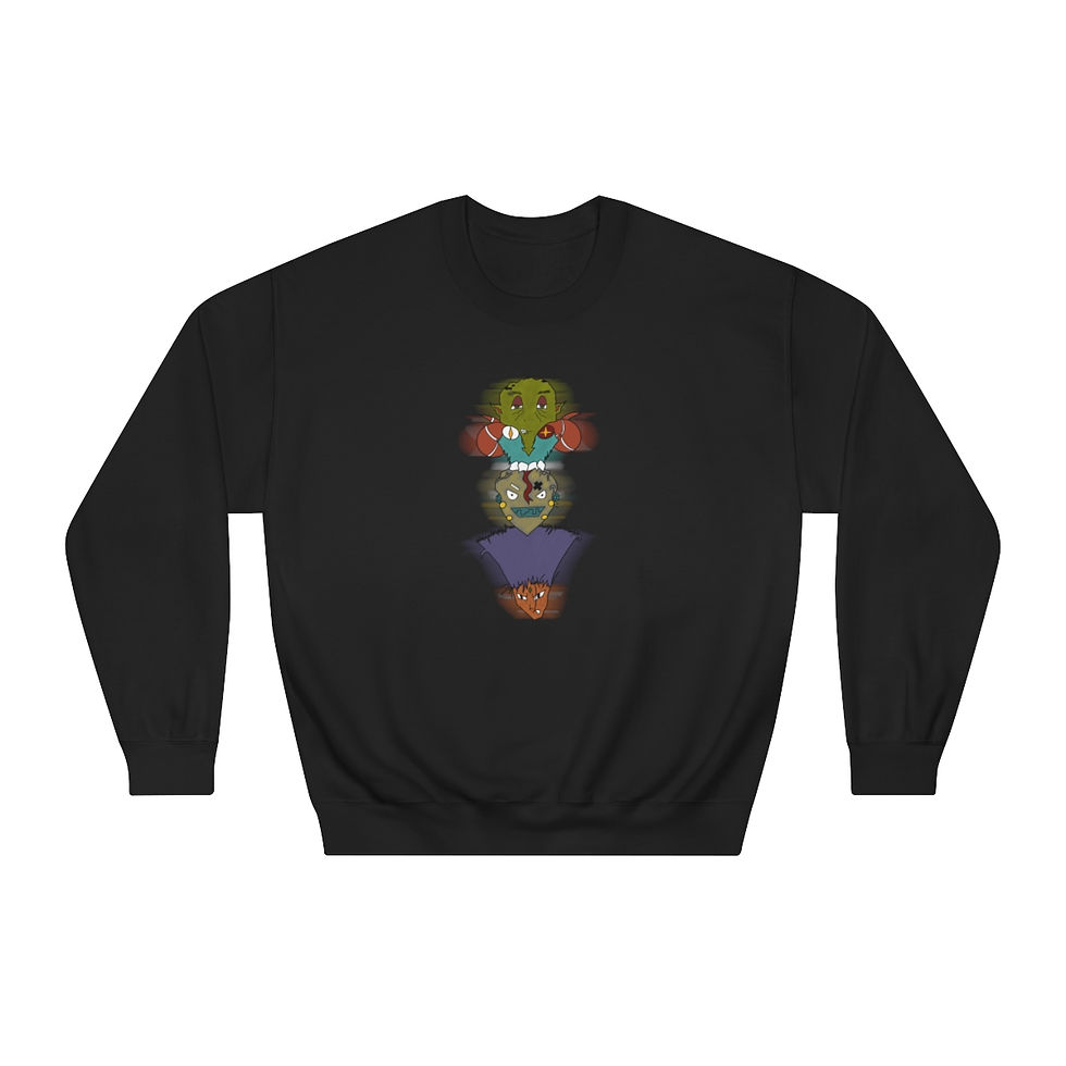 Thumbnail: TotemSoul - Unisex DryBlend® Crewneck Sweatshirt