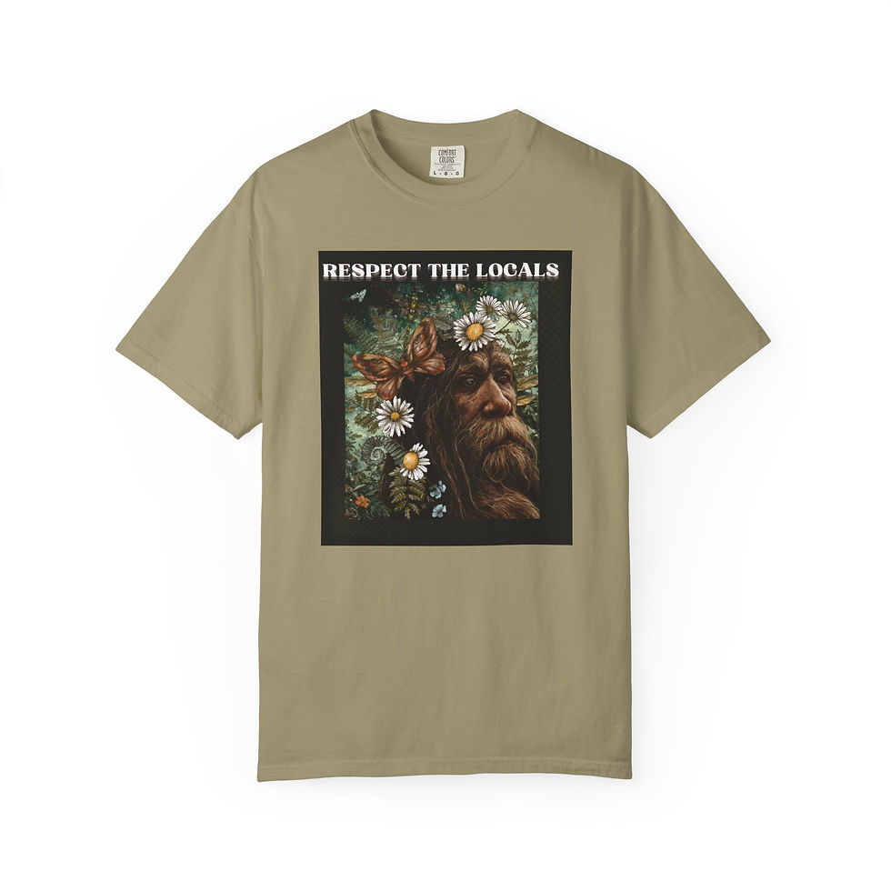 Thumbnail: Respect the Locals Sasquatch T-shirt