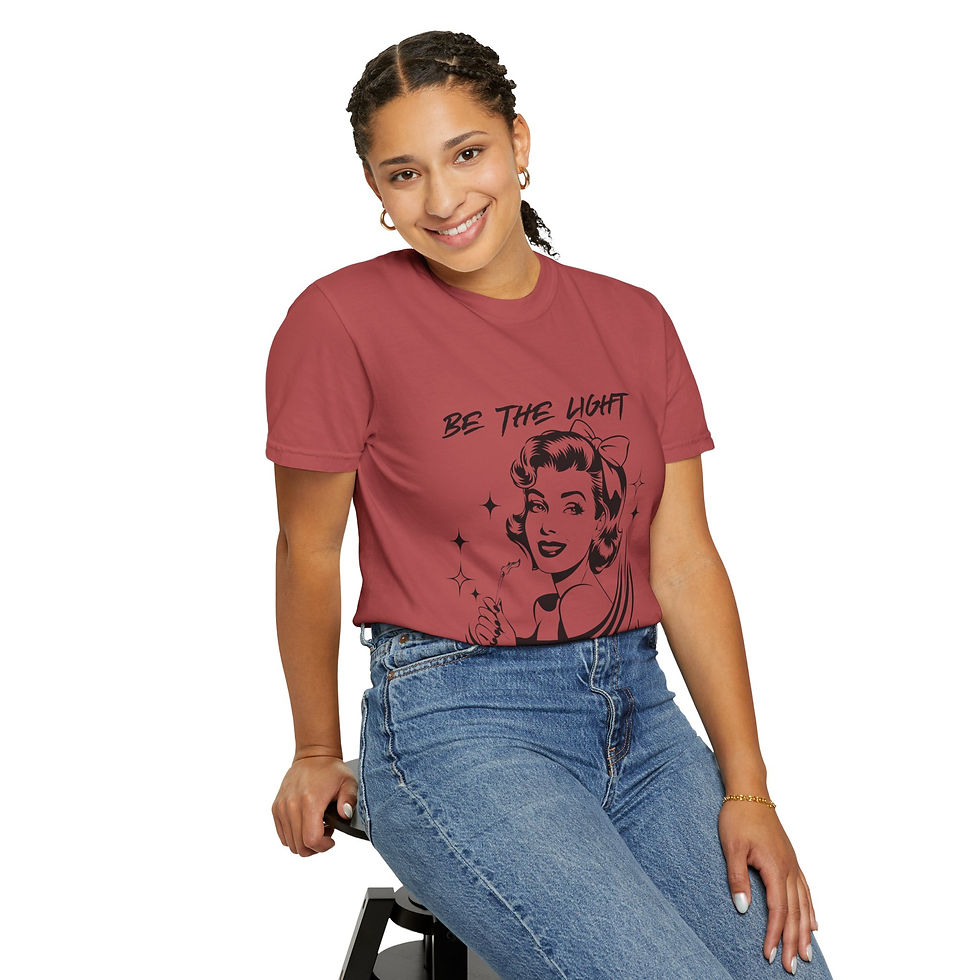 Thumbnail: Be The Light Retro Graphic T-Shirt 