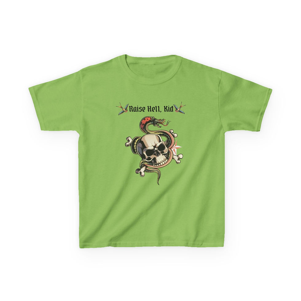 Thumbnail: Raise Hell Kid- Kids Cotton™ Tee