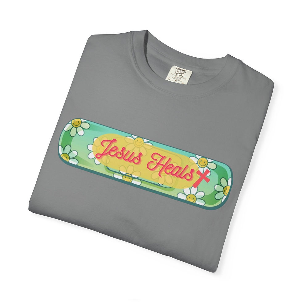 Thumbnail: Jesus Heals Bandage T-Shirt