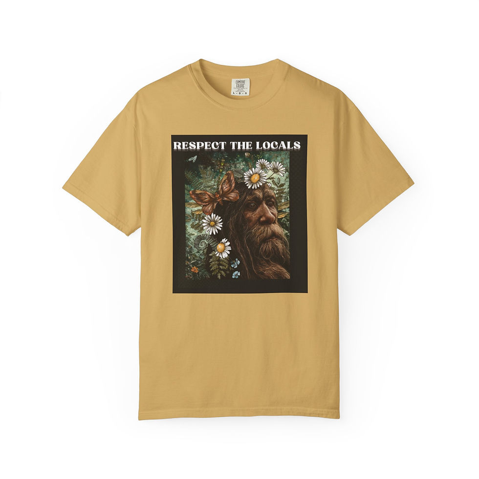 Thumbnail: Respect the Locals Sasquatch T-shirt