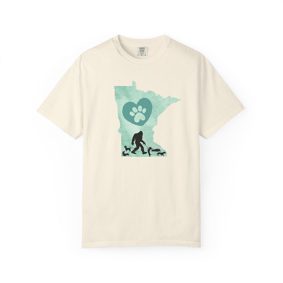 Thumbnail: MN/ Sasquatch/ Dachshund T-shirt