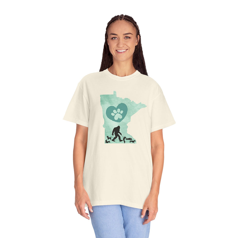 Thumbnail: MN/ Sasquatch/ Dachshund T-shirt