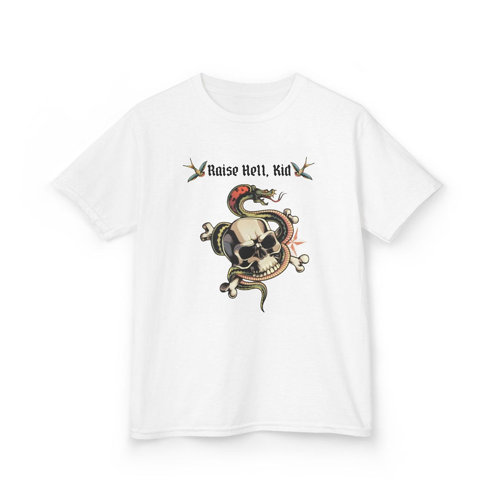 Thumbnail: Raise Hell Kid- Kids Cotton™ Tee