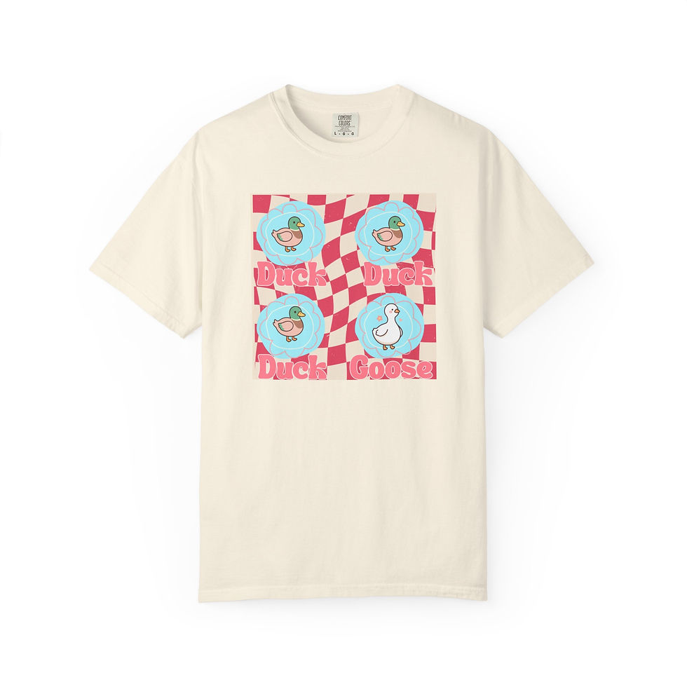 Thumbnail: Duck Duck Goose Checkered T-Shirt 