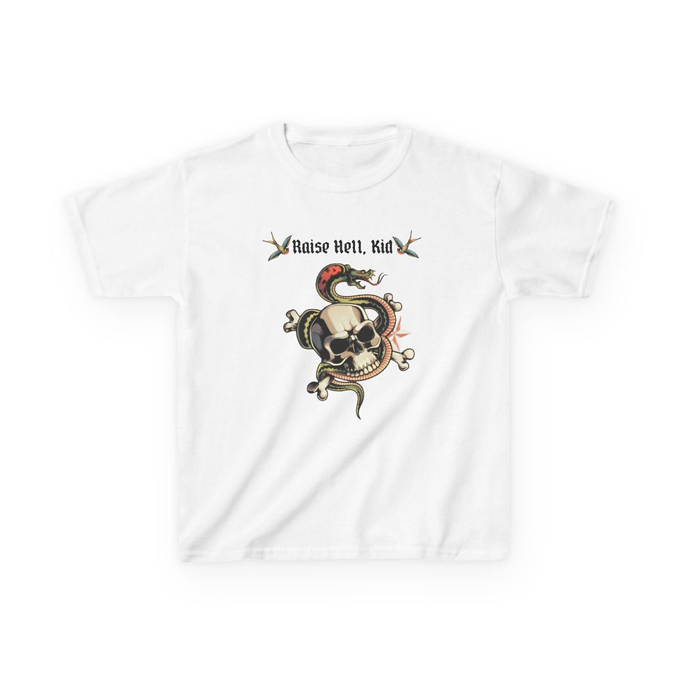 Thumbnail: Raise Hell Kid- Kids Cotton™ Tee