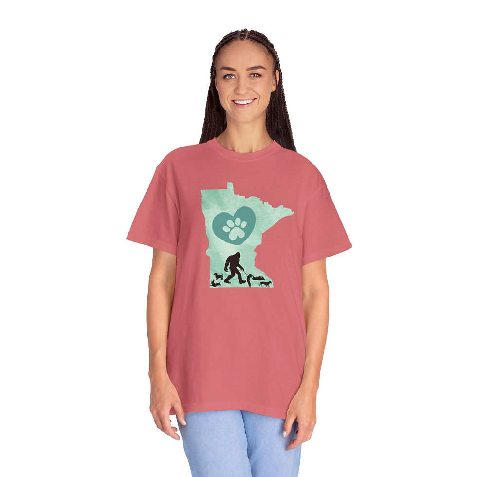 Thumbnail: MN/ Sasquatch/ Dachshund T-shirt
