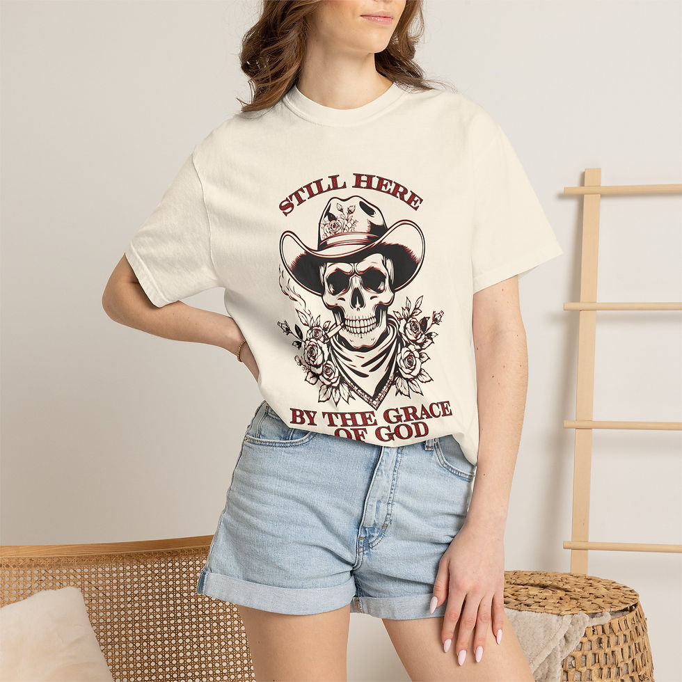 Thumbnail: Still Here by the Grace of God T-Shirt