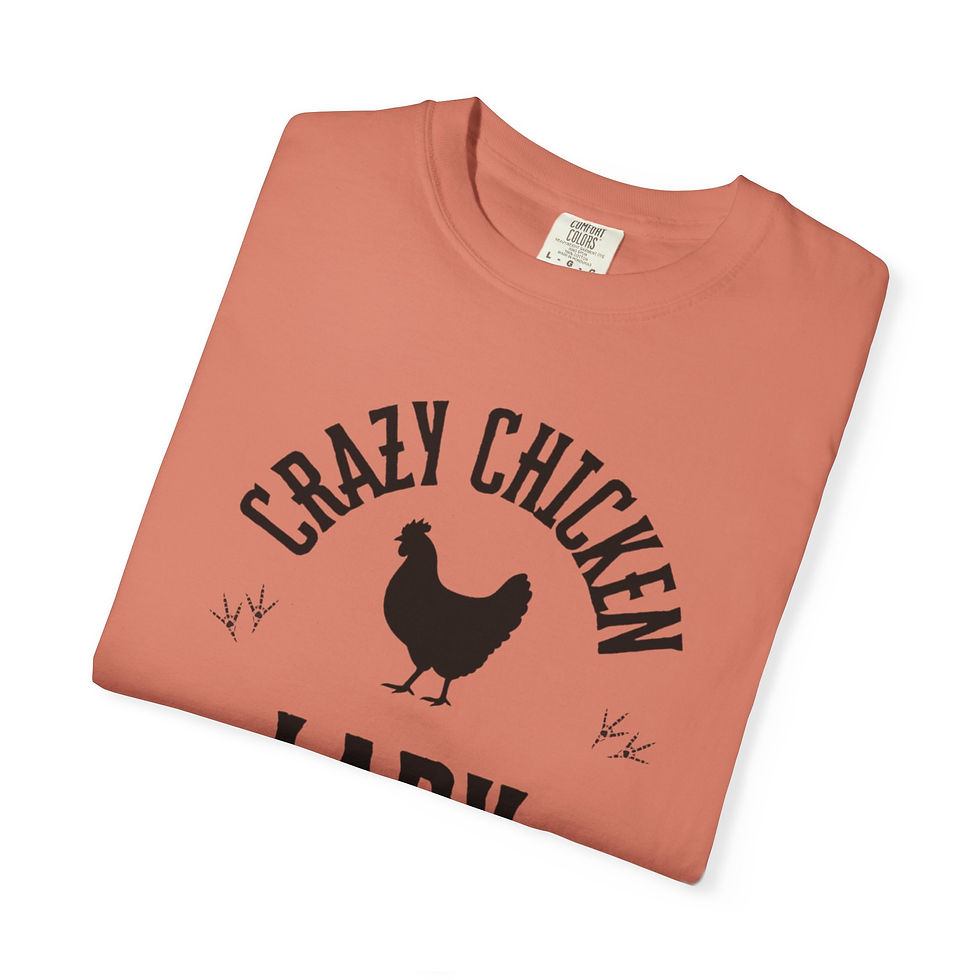 Thumbnail: Crazy Chicken Lady T-Shirt — Funny Farm Animal Tee for Chicken Owners & Gifts