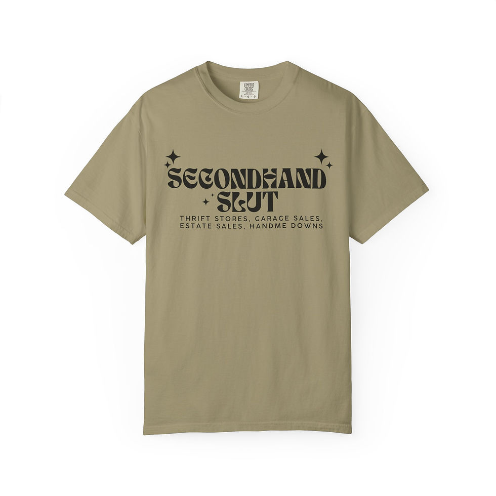 Thumbnail: Secondhand Sluts T-Shirt — Thrift Store / Vintage Resale Graphic Tee