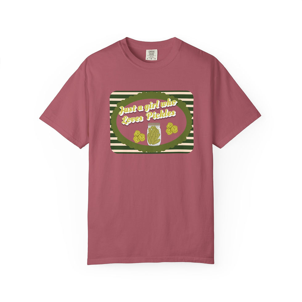 Thumbnail: Just a Girl Who Loves Pickles- T-Shirt