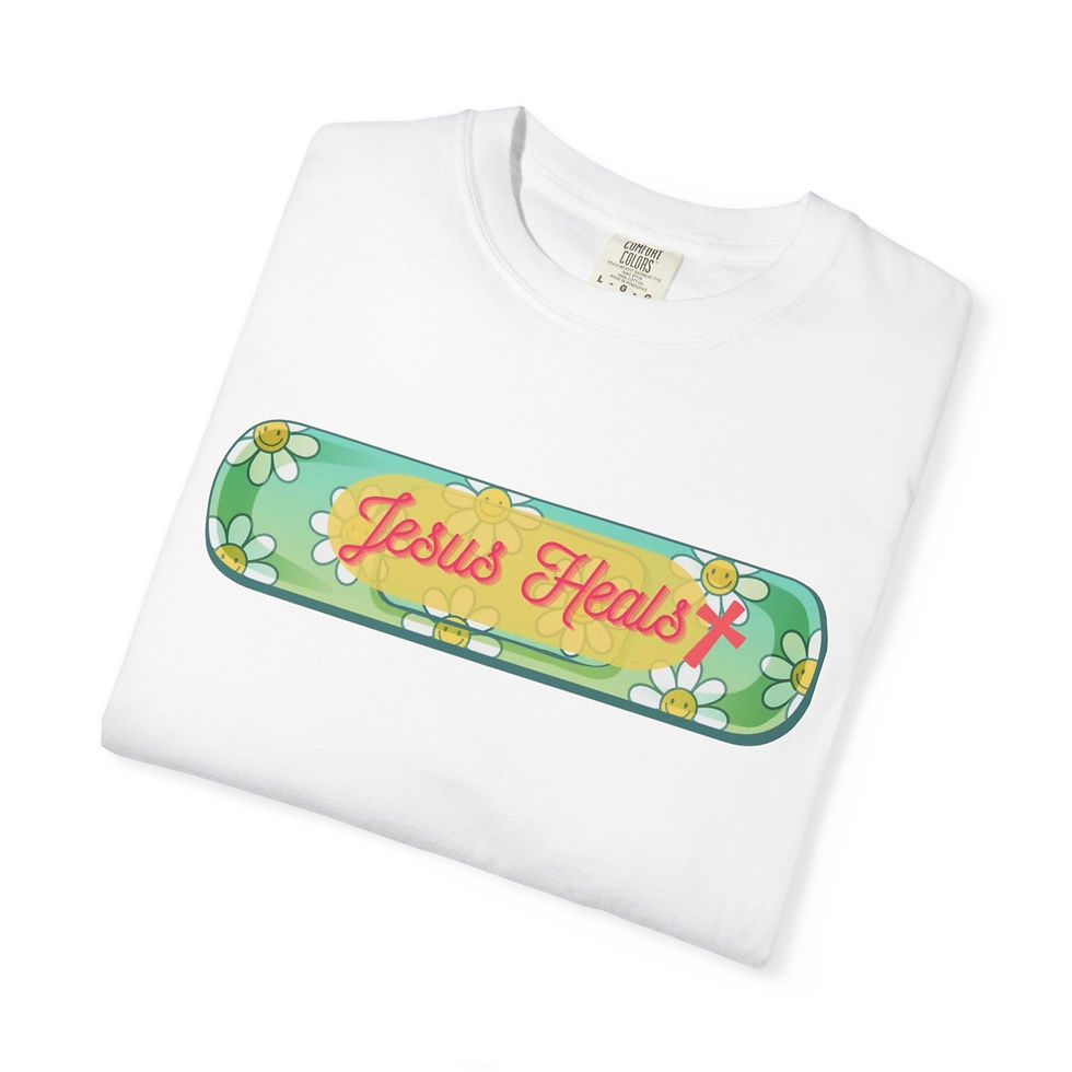 Thumbnail: Jesus Heals Bandage T-Shirt