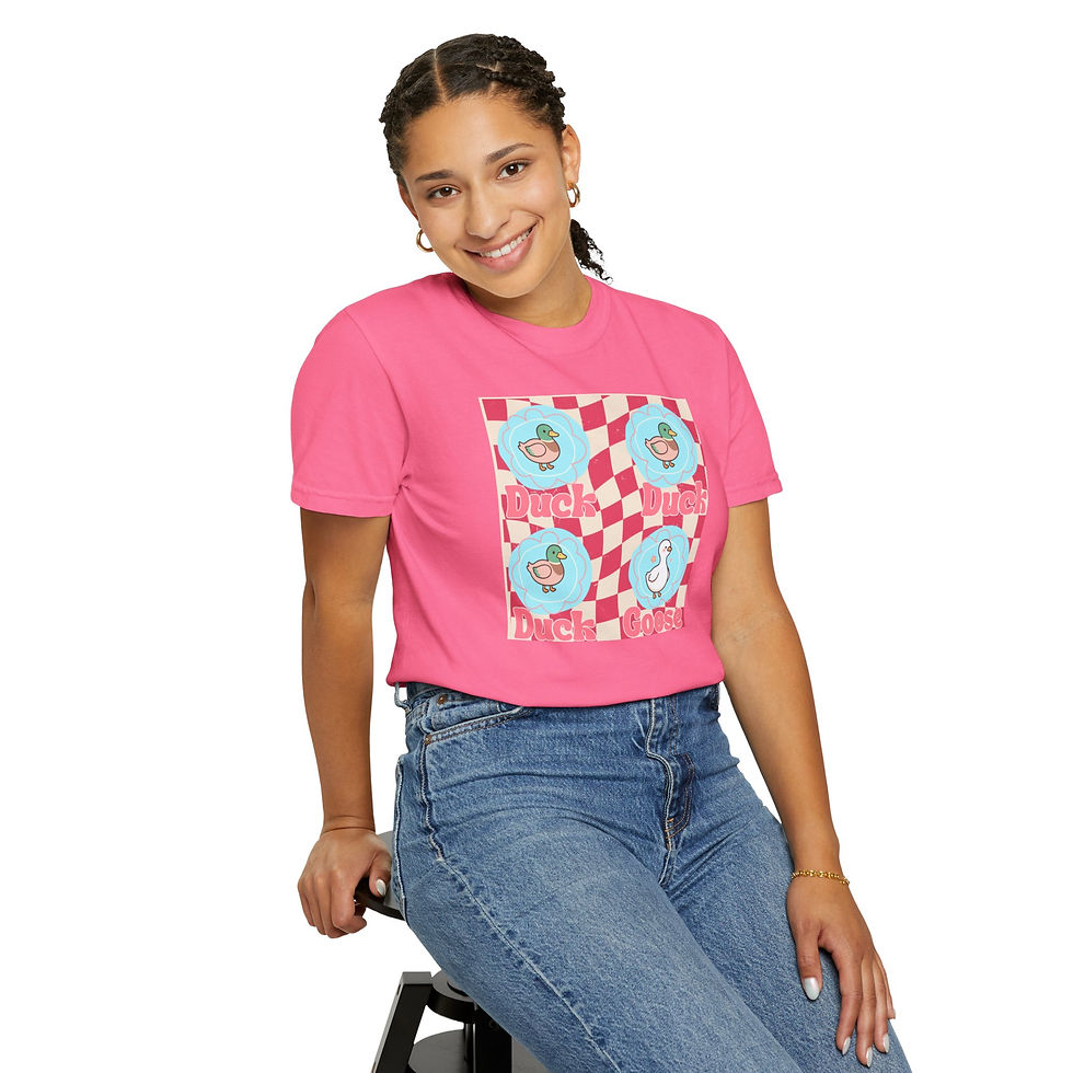 Thumbnail: Duck Duck Goose Checkered T-Shirt 