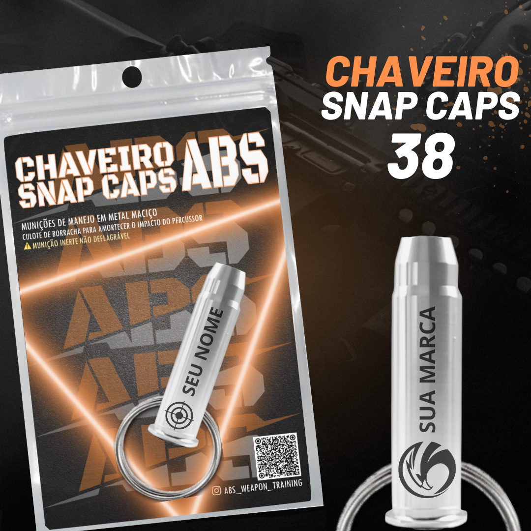 Chaveiro Snap Caps 38 Personalizado (unidade)
