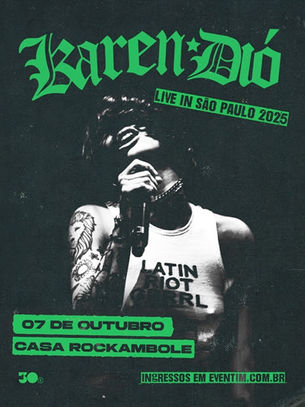 Karen Dió anuncia show solo em São Paulo para outubro deste ano
