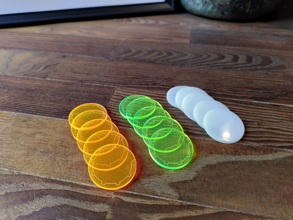 Dry erase tokens (setje van 3x 5 stuks)