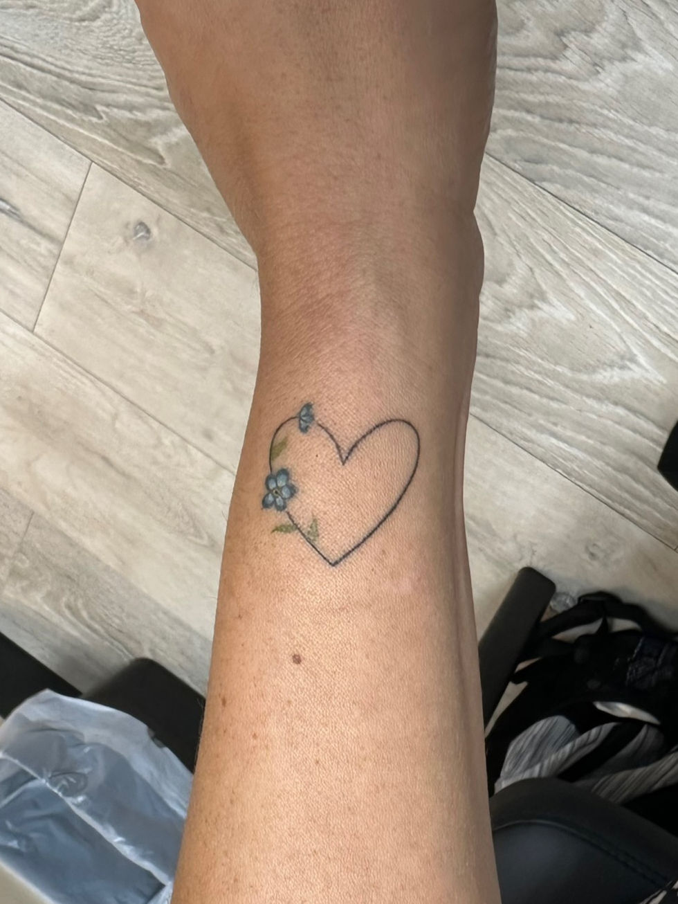 Healed Fine Line Heart