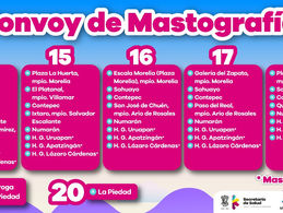 Acerca SSM convoyes de mastografía a michoacanas