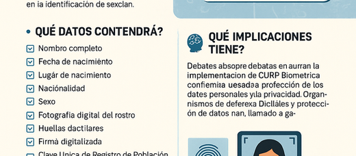 📌 CURP BIOMÉTRICA: ¿QUÉ ES Y QUÉ DATOS TENDRÁ?