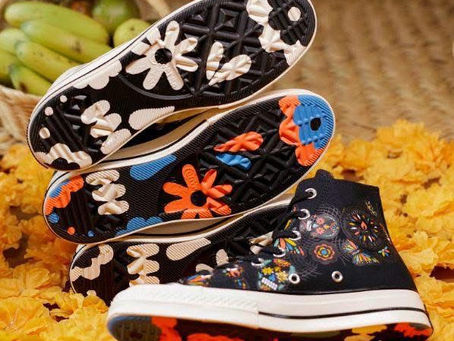 *Converse rinde homenaje a la Noche de Muertos en su nueva campaña de tenis*