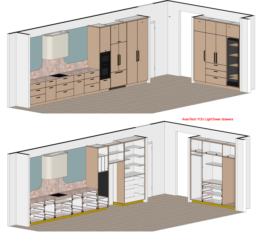 Kitchen Axonometric 1