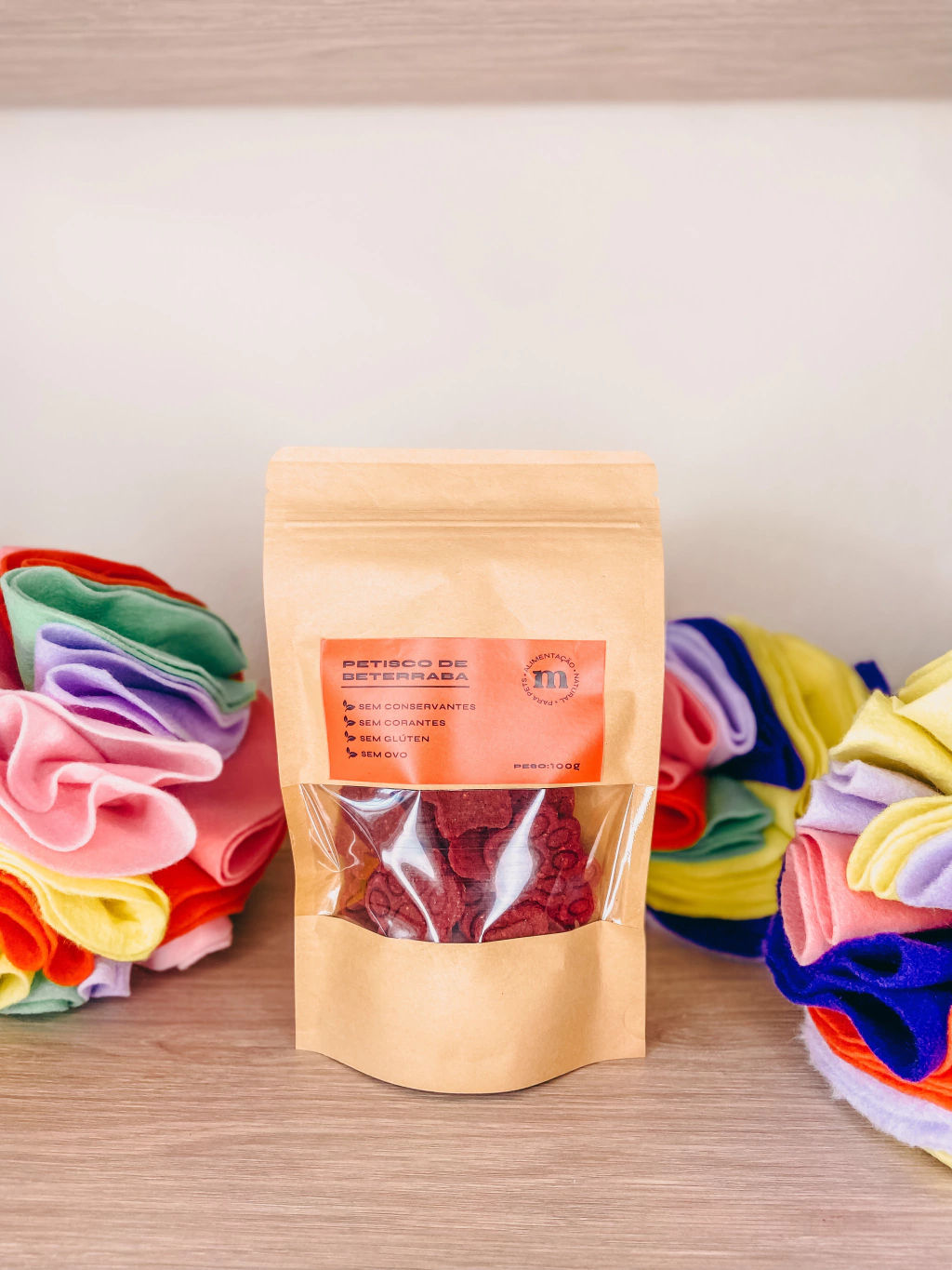 Biscoito Natural de Beterraba - 100g