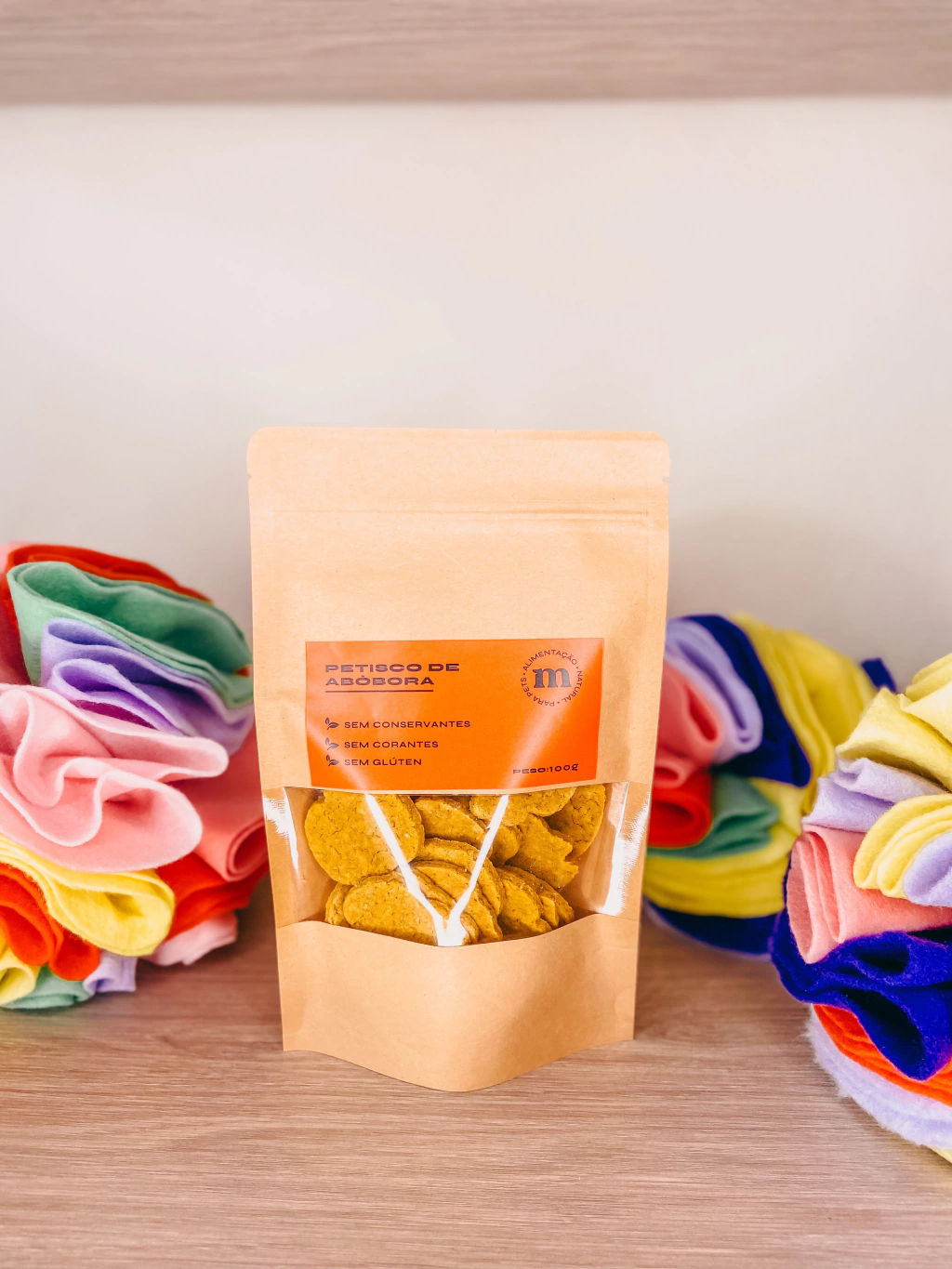 Biscoito Natural de Abóbora - 100g