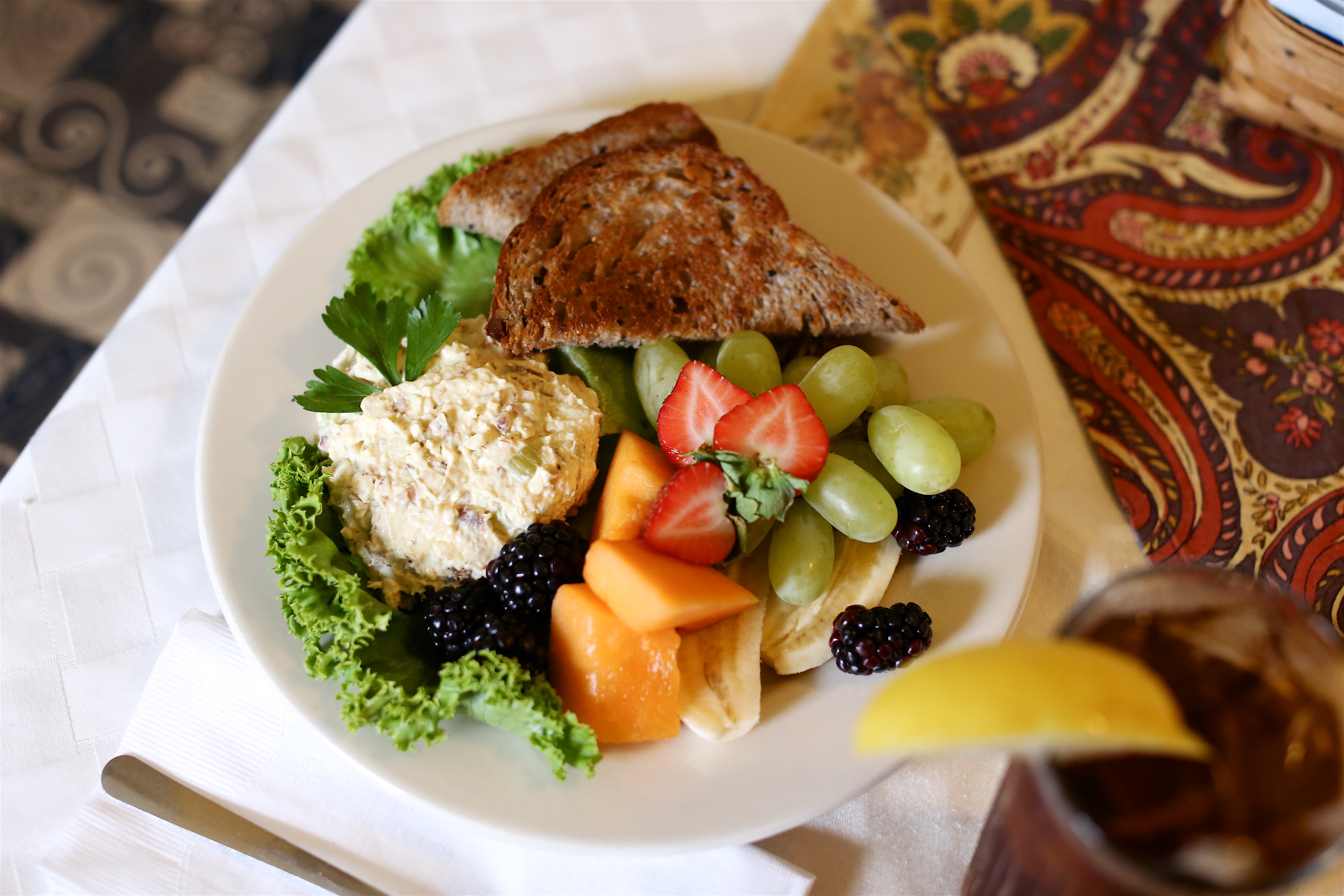 Arranged Food and Objects