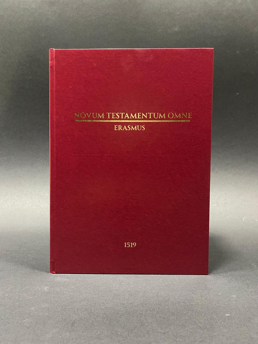 Thumbnail: 1519 Erasmus Greek Latin New Testament Bible Limited Leatherbound Ed. Facsimile