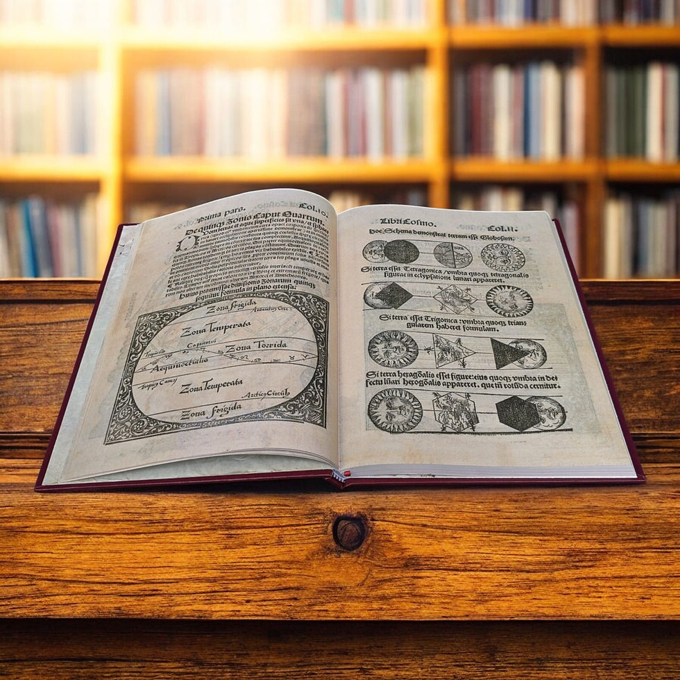 Thumbnail: 1524 COSMOGRAPHICUS LIBER Petrus Apianus Limited Leatherbound Edition Facsimile