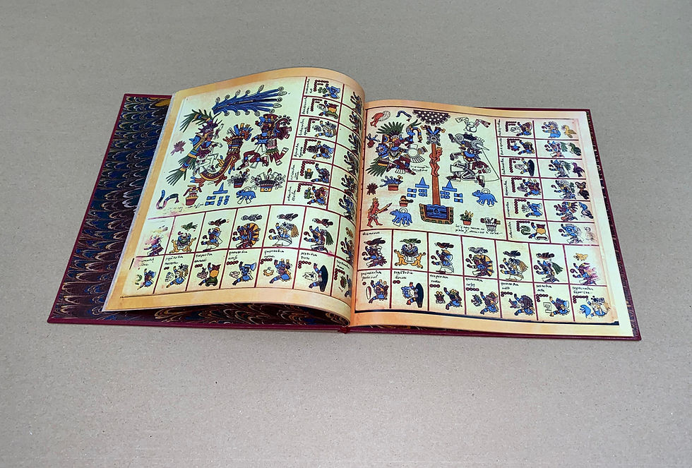 Thumbnail: Codex Borbonicus / Cihuacoat Manuscript Limited Facsimile