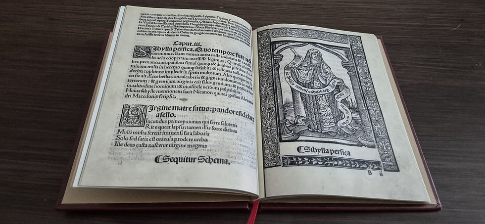 Thumbnail: RARE Sibyllarum Vaticinia QUATTUOR HIC COMPRESSA OPUSCULA 1520 Benali Facsimile