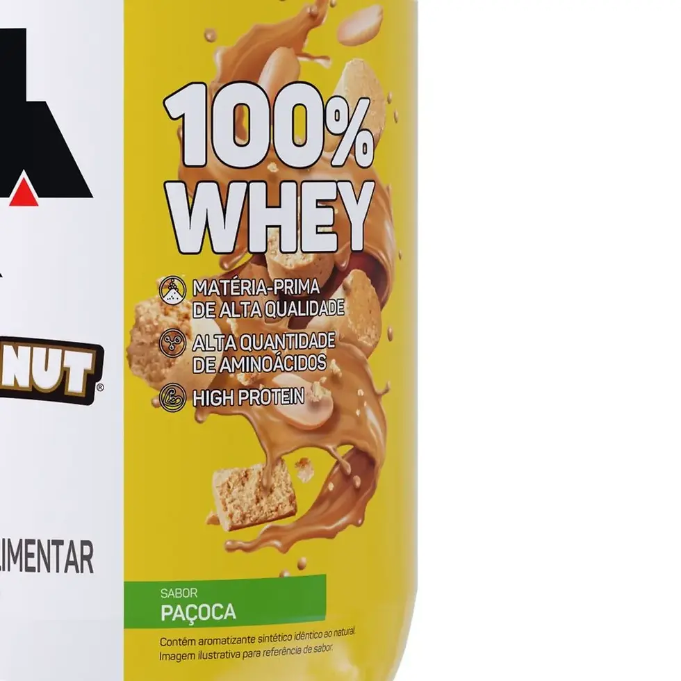 Miniatura: Whey 100% Dr. Peanut Paçoca 900g Max Titanium