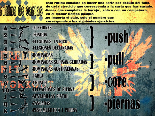 Baraja de ejercicios