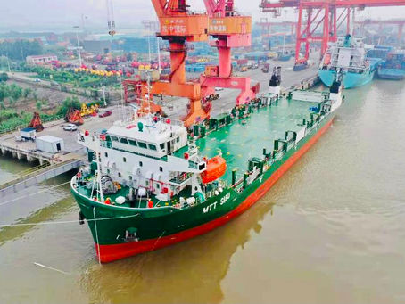 MTT Shipping Takes Delivery of its First River Ship - MTT Sibu