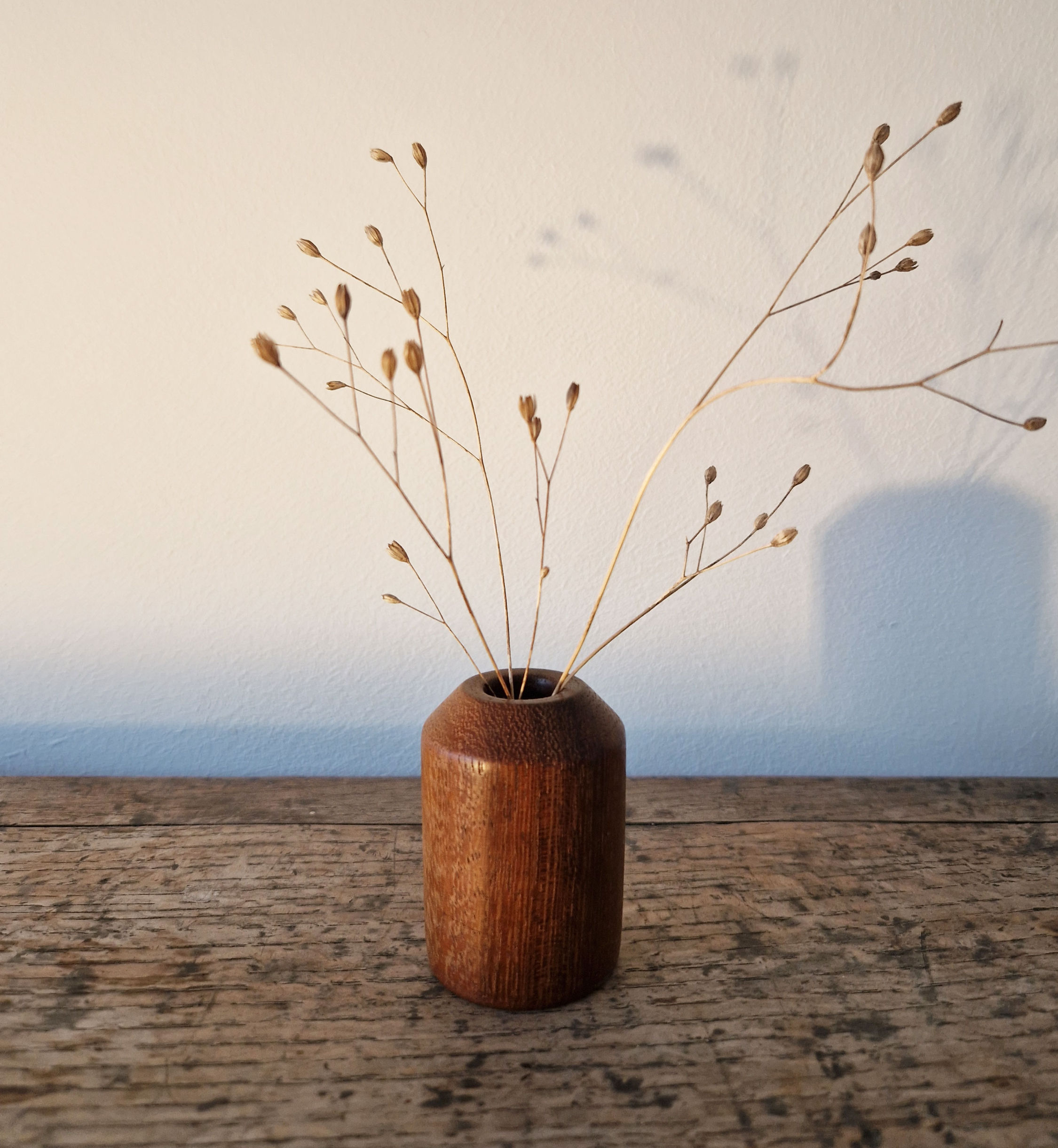 Small Wooden bud vase