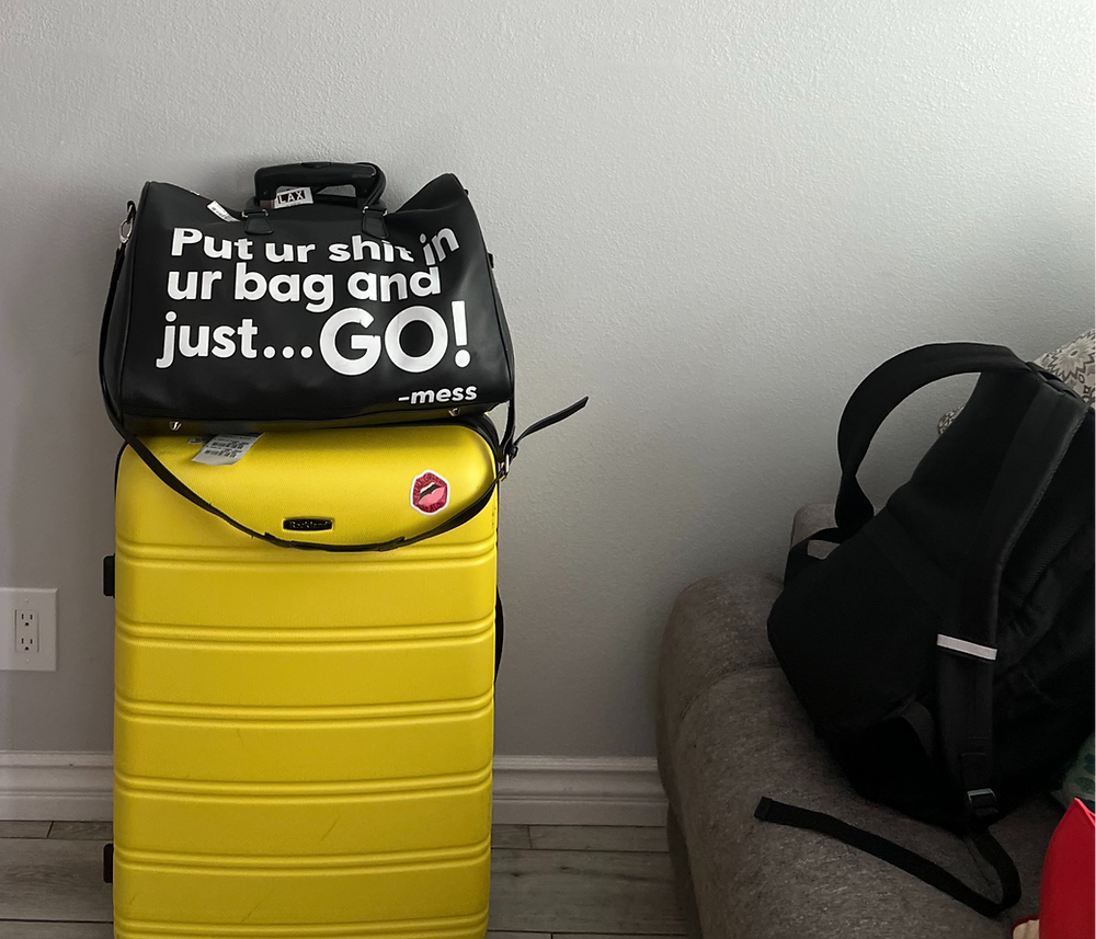 Image of my luggage.