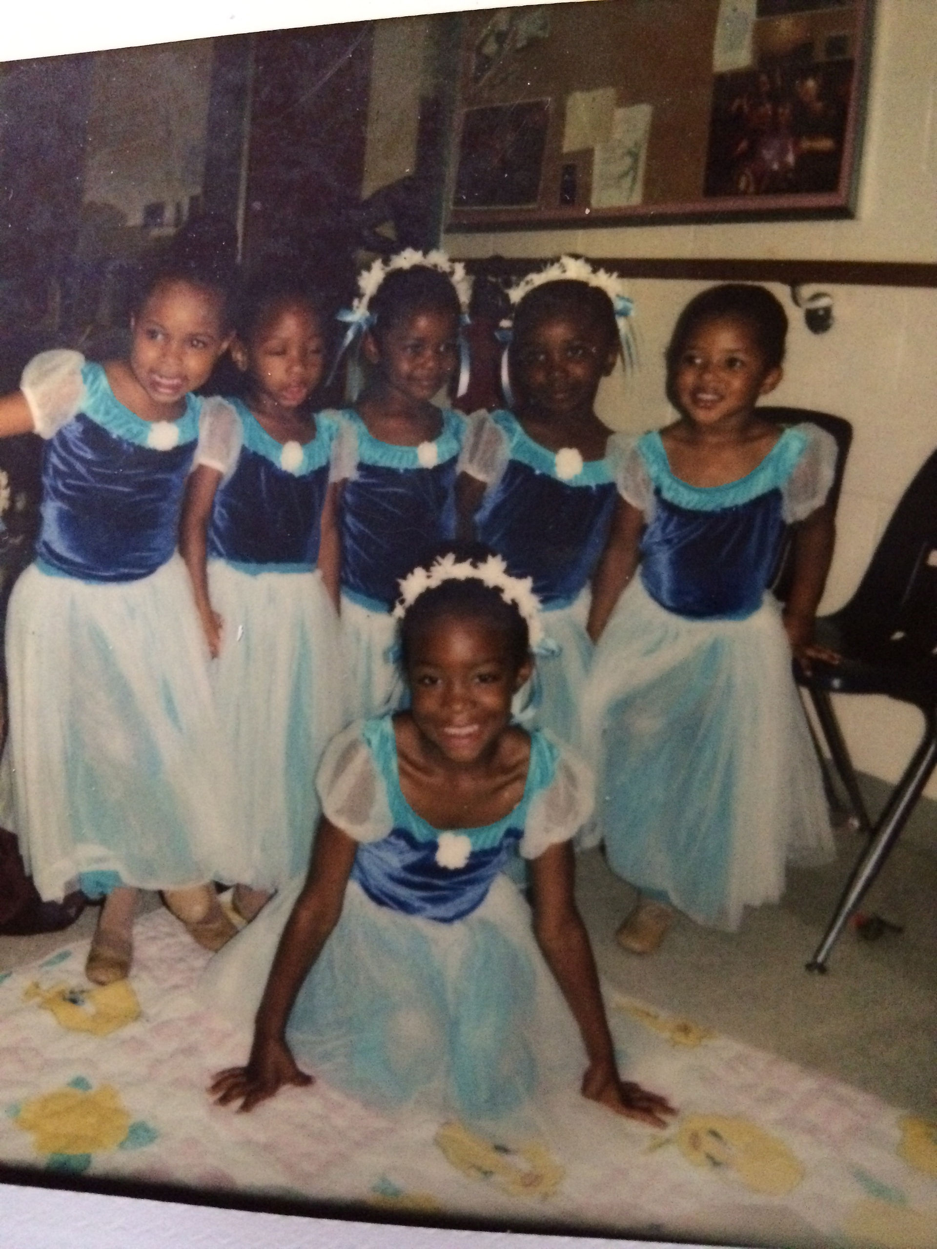 Image is of Teryn at a dance recital.