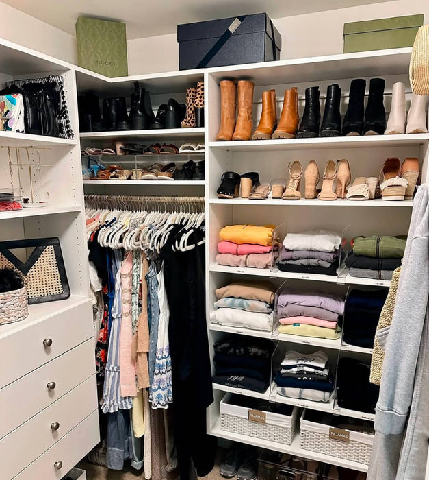 gallery of organized closet