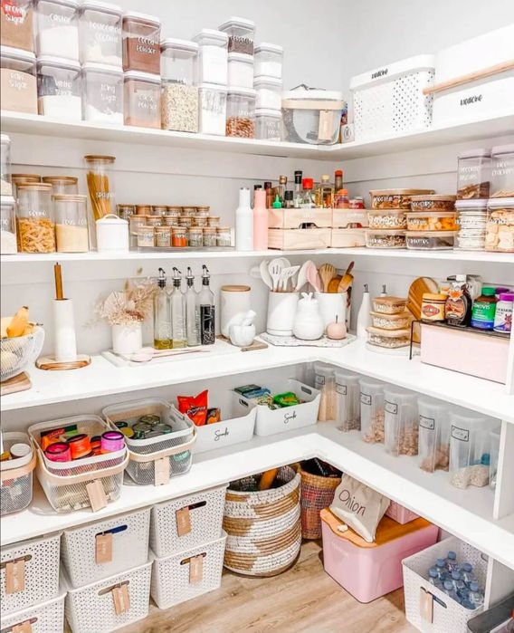 gallery of organized pantry