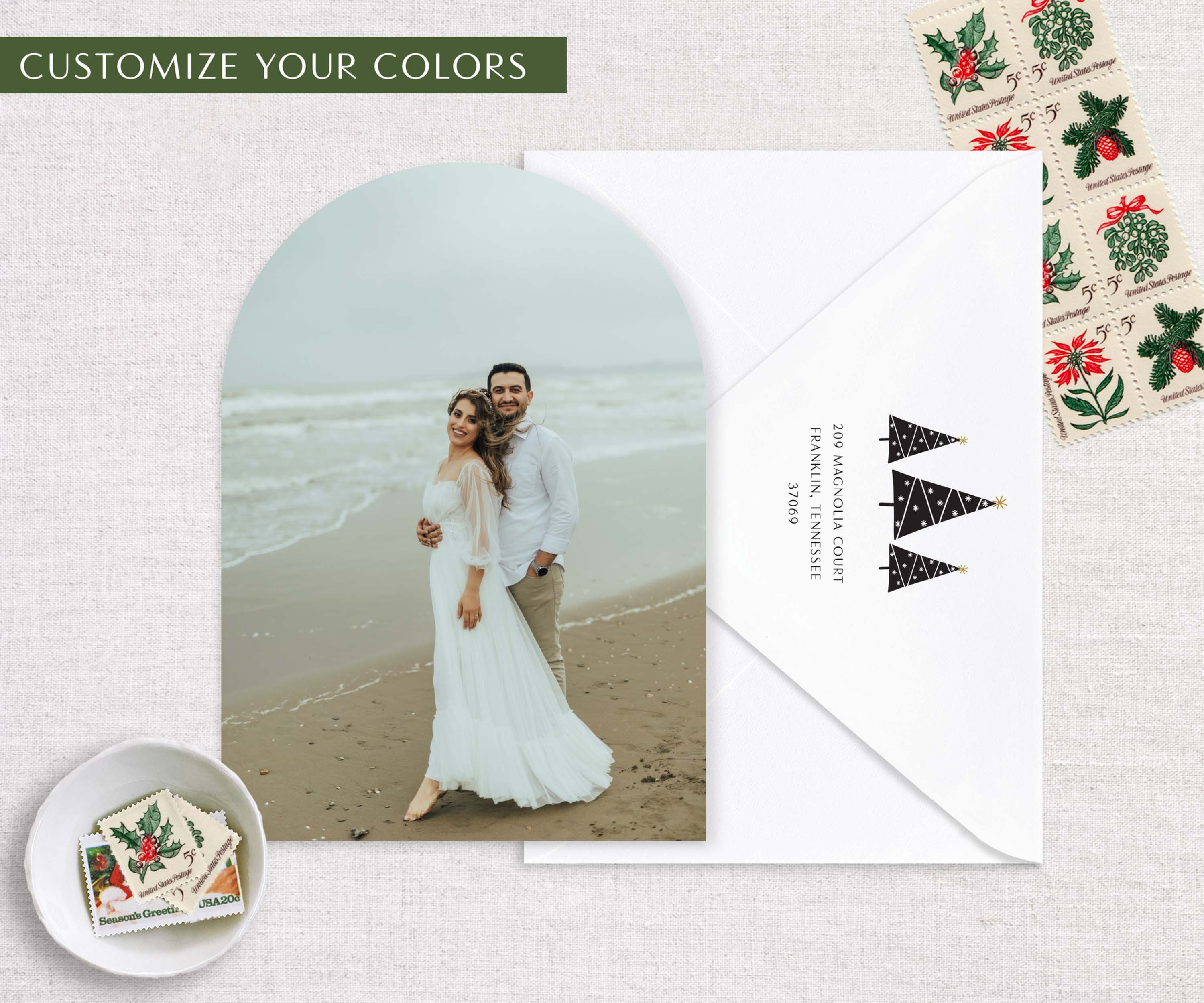 Arch Diecut Photo Card