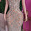 Miniatura: Luxury Diamond Bodycon Dress/Nude