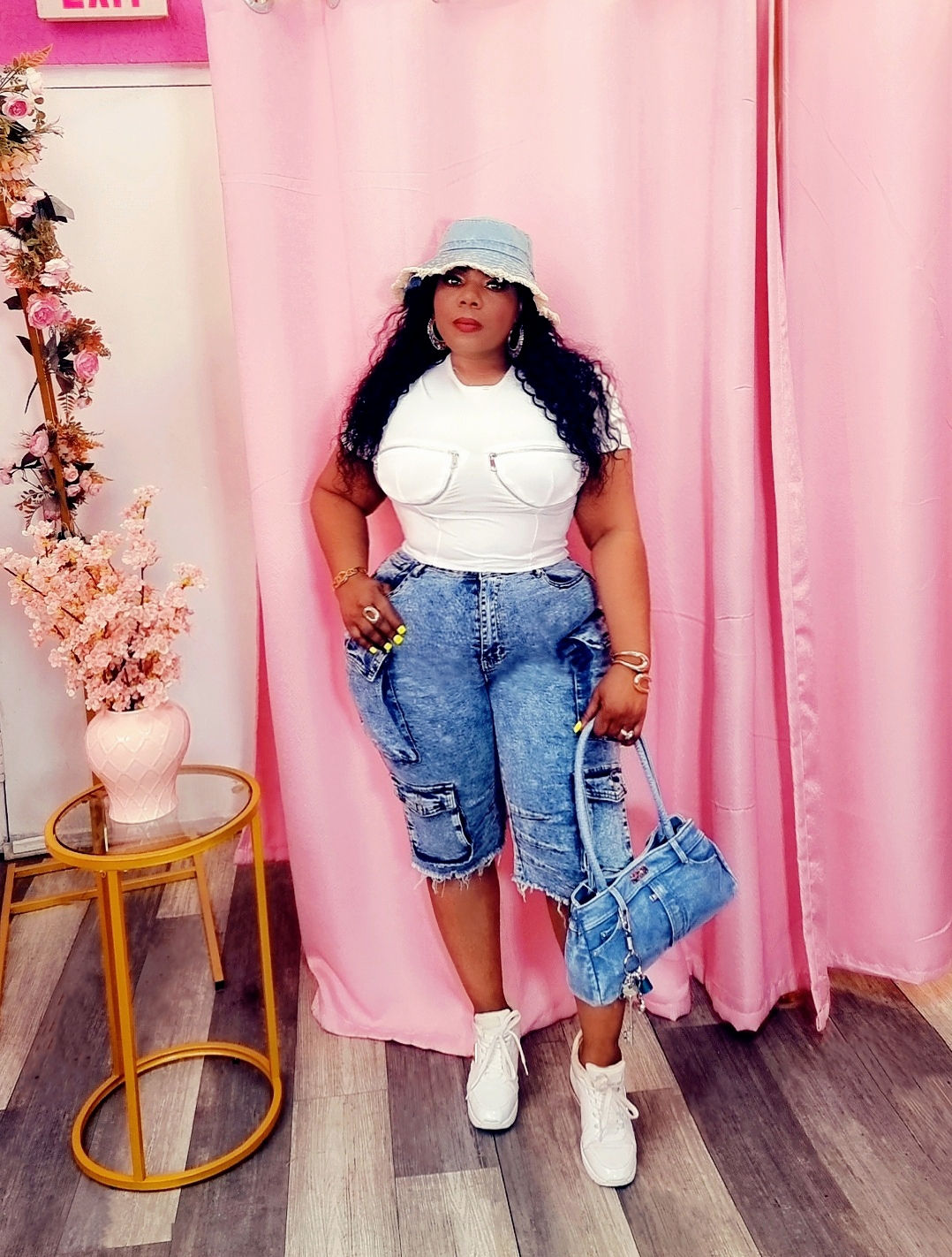 Chill Vibes Cargo Bermuda 