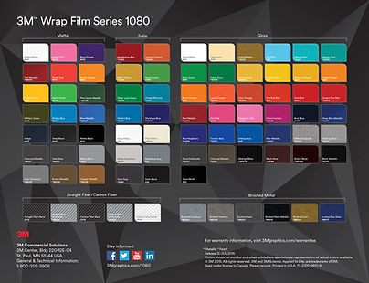 Dub Wrapz Vinyl Colours