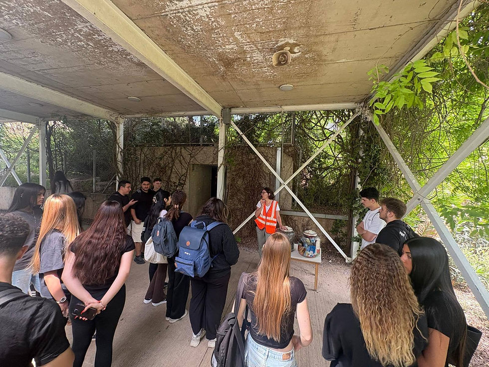 סיור לימודי בפארק המחזור חירייה