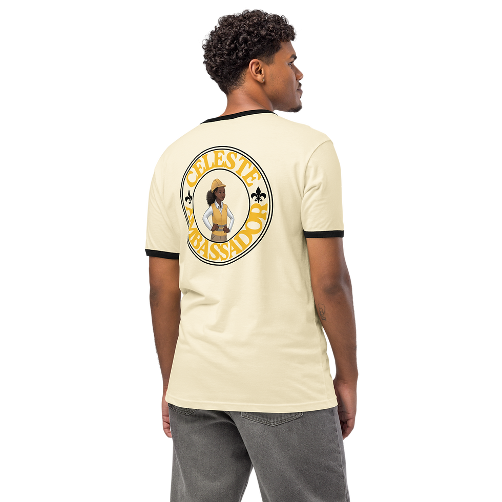 Thumbnail: Celeste Ambassador Unisex Adult Ringer Tee