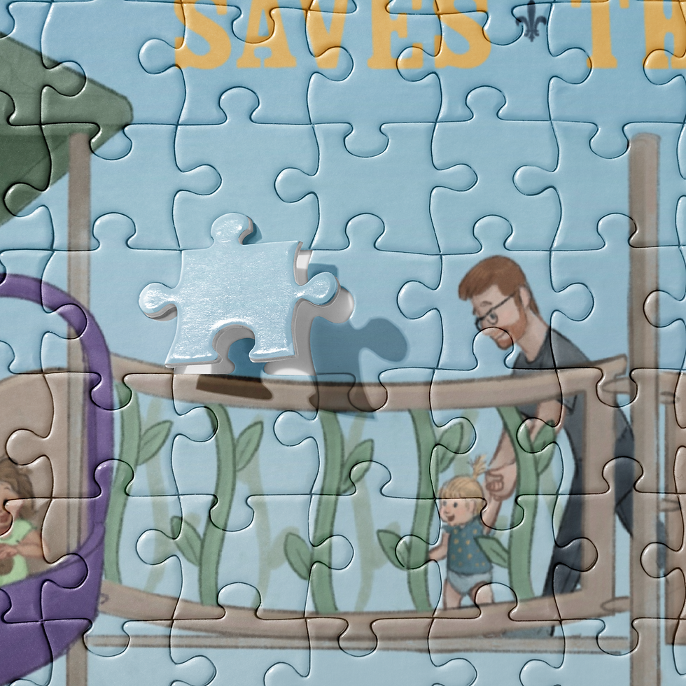Thumbnail: Celeste Saves the City Jigsaw Puzzle