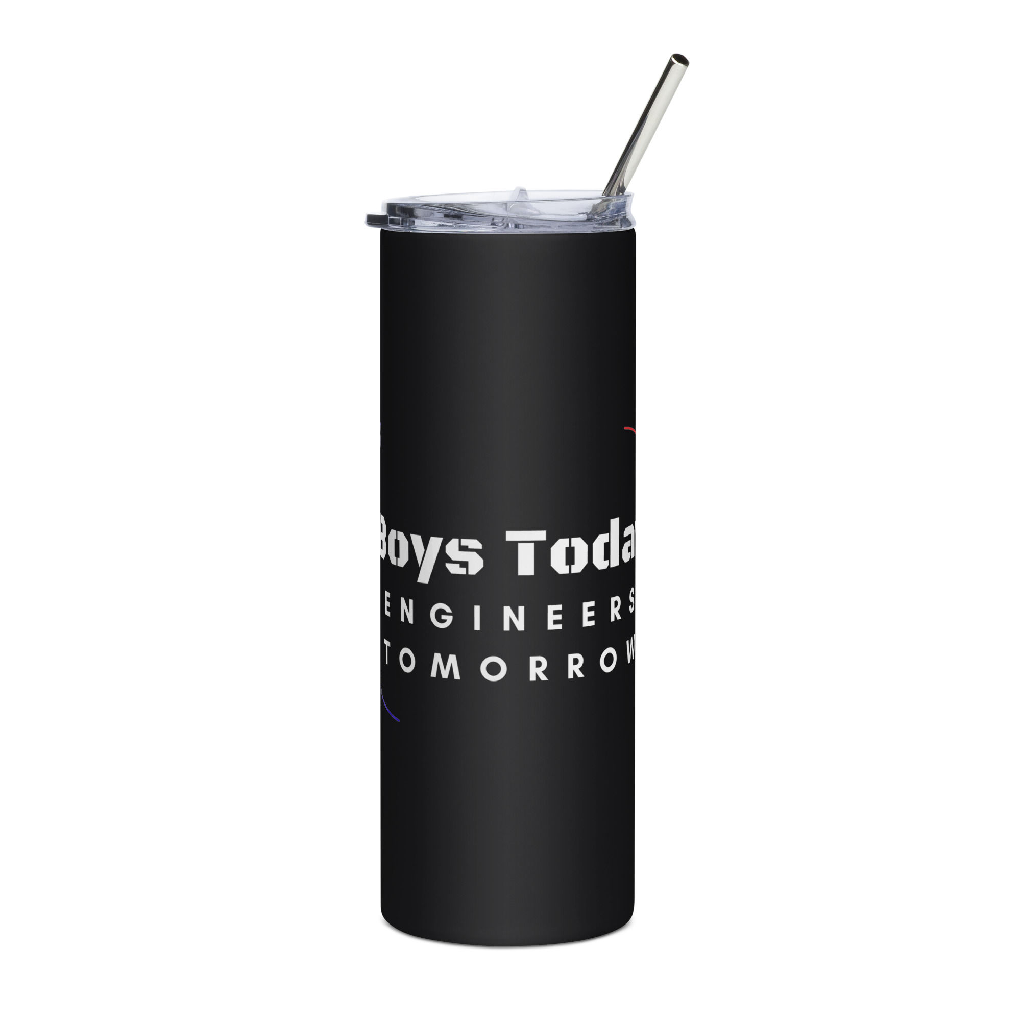 Boys Today, Engineers Tomorrow Stainless Steel Tumbler